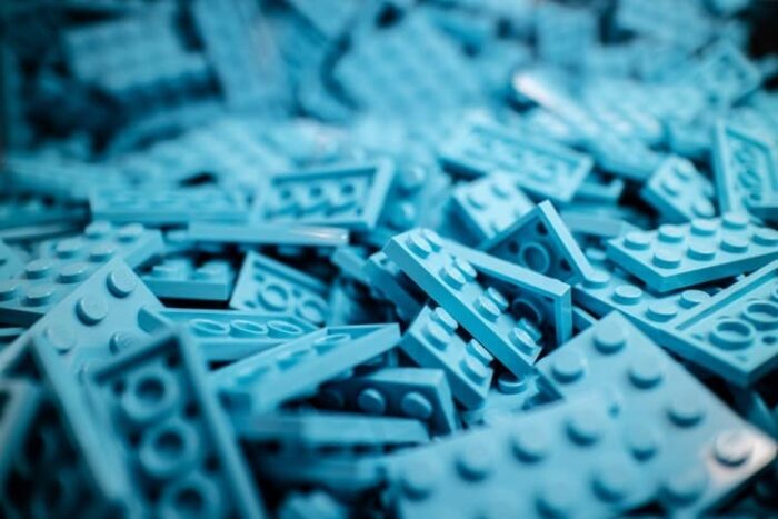 blue lego blocks