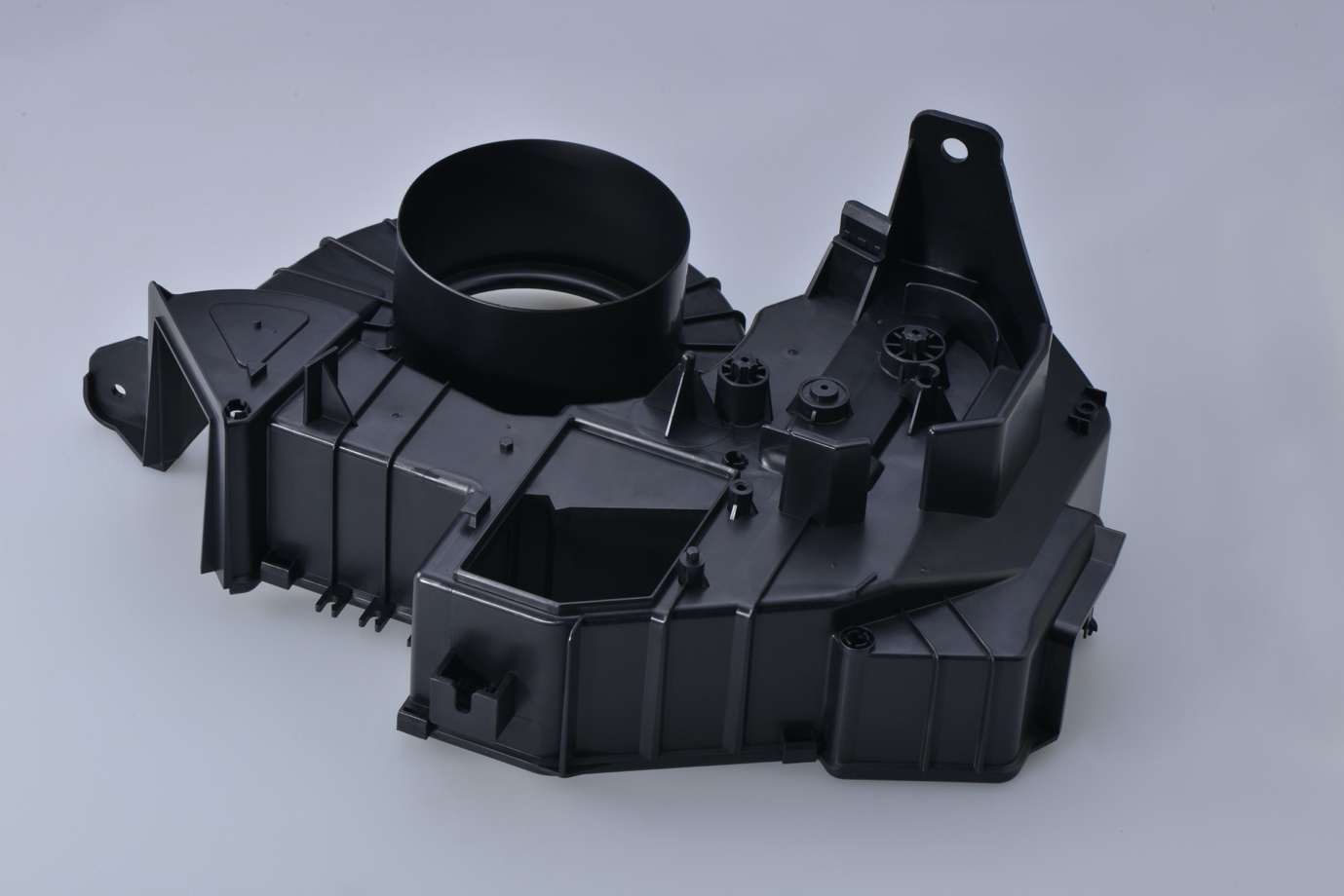 A part made by the process of injection molding