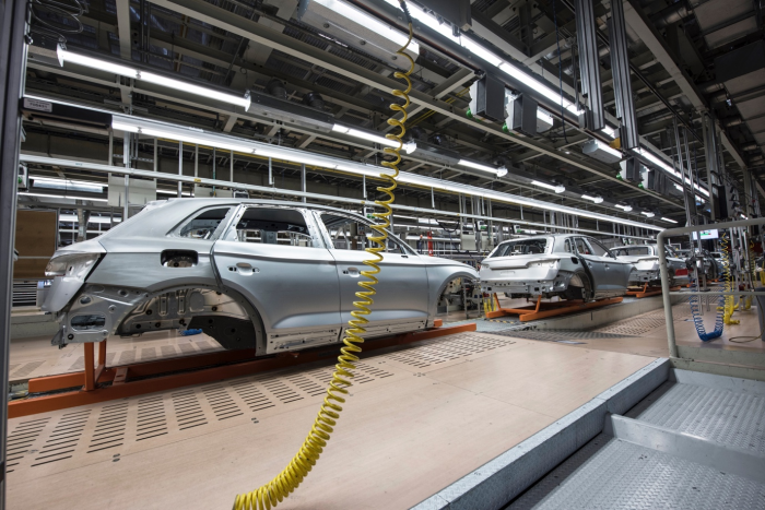 A car manufacturing plant
